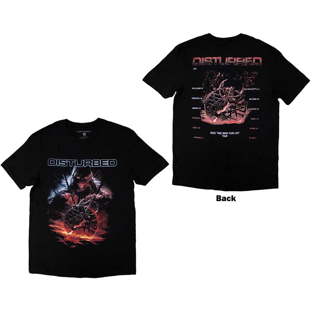 Disturbed European Tour '23 Medallion Black