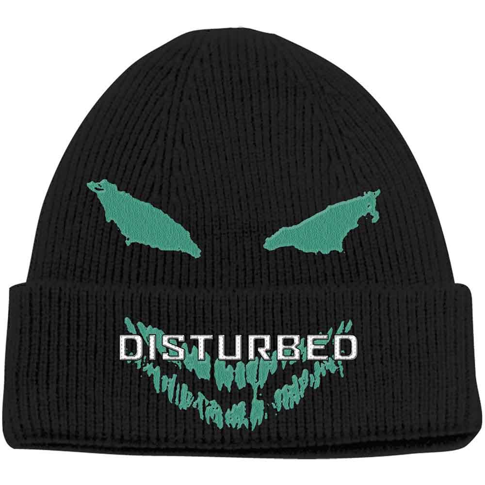 Disturbed Green Face Black