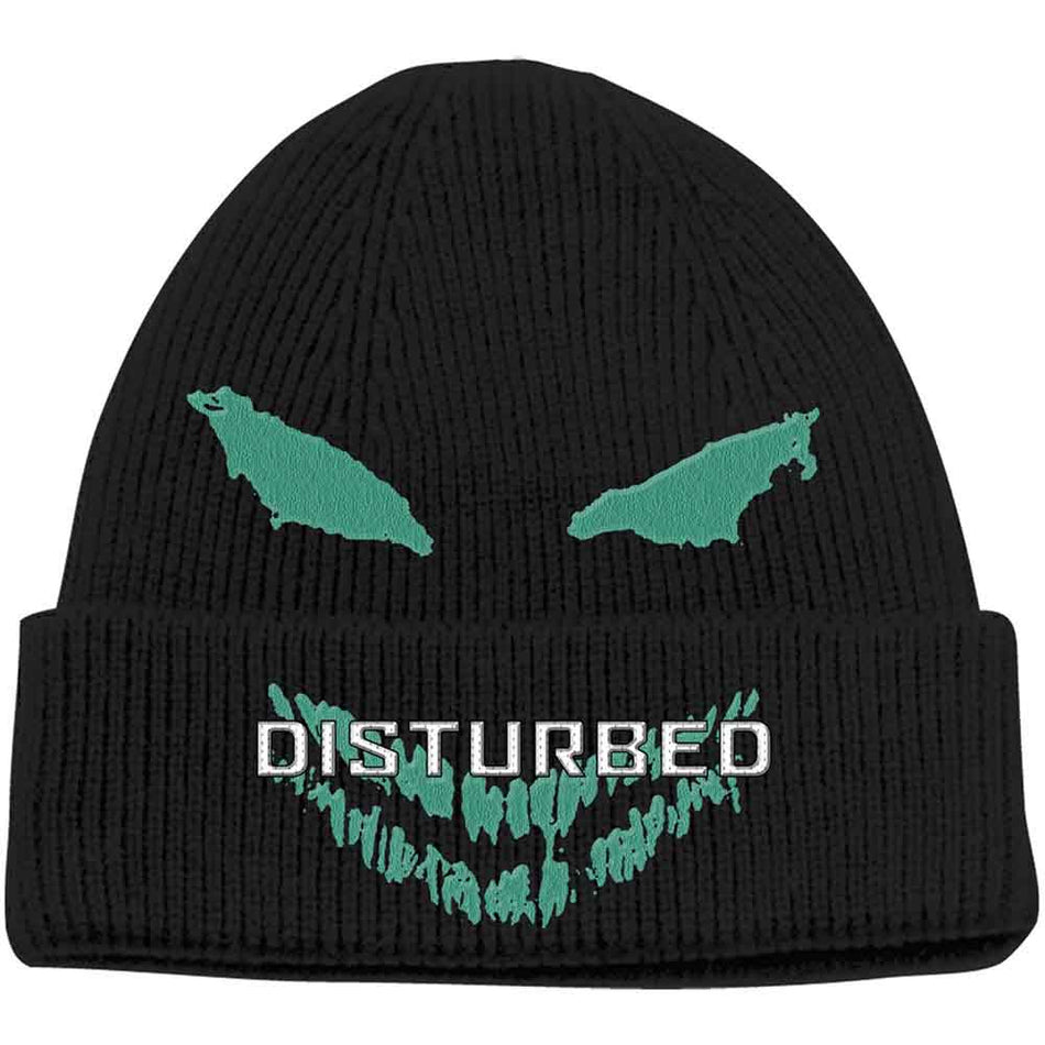 Disturbed Green Face Black