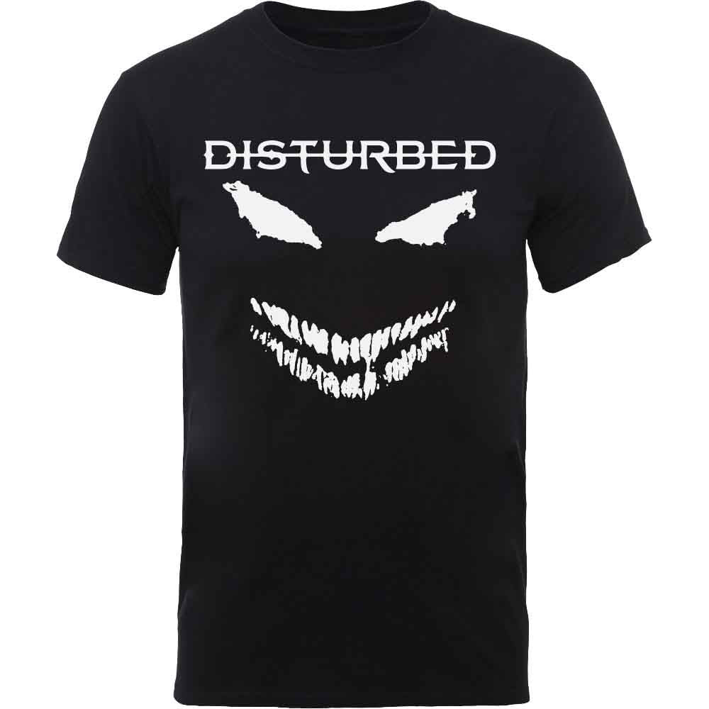 Disturbed Scary Face Candle Black