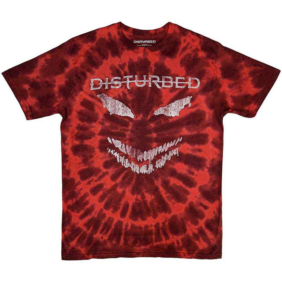 Disturbed Scary Face Red