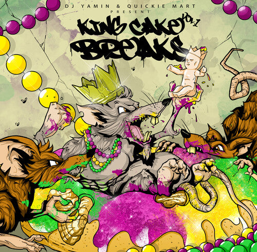 Dj Yamin King Cake Breaks 1 - Record Album - Vinyl LP