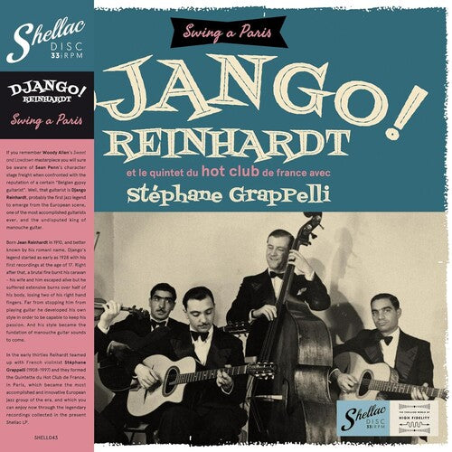 Django Reinhardt Et Le Quintet Du Hot Club De France Avec Stephane Grapelli - Record Album - Vinyl LP