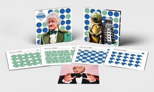 Doctor Who Jon Pertwee Collection - 4LP Boxset on 140-Gram Green & Blue Colored Vinyl - 4-Disc Record Album - Vinyl LP