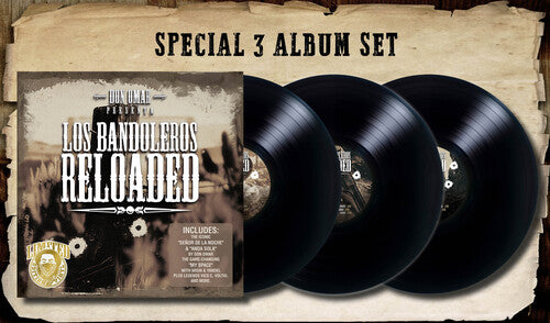 Don Omar Los Bandoleros, Reloaded - Triple Record Album - Vinyl LP