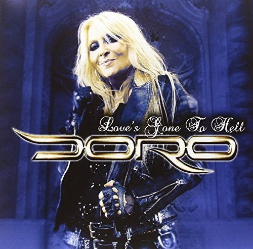 Doro Love's Gone To Hell - Blue - Record Album - Vinyl LP