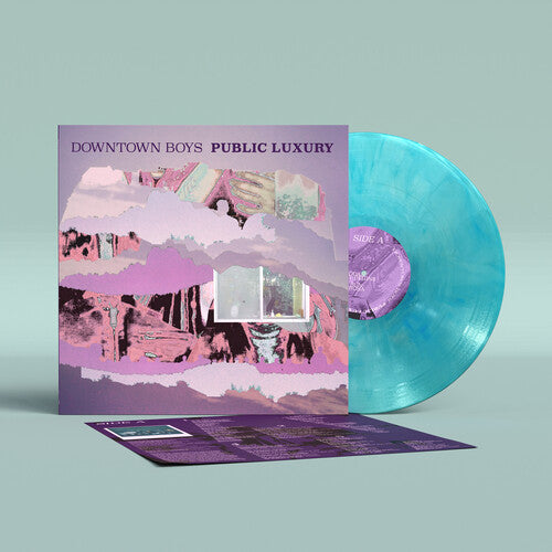Downtown Boys Public Luxury - Ocean Blue - Record Album - Vinyl LP