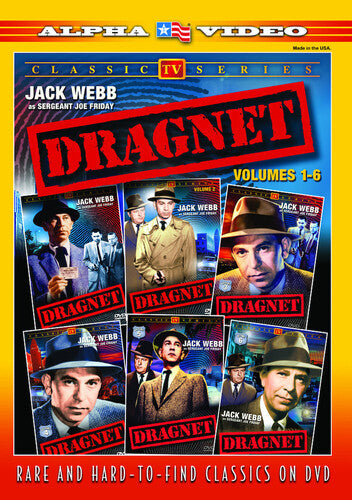 Dragnet 1-6 Dragnet Volumes 1-6 - 6-Disc DVD Set