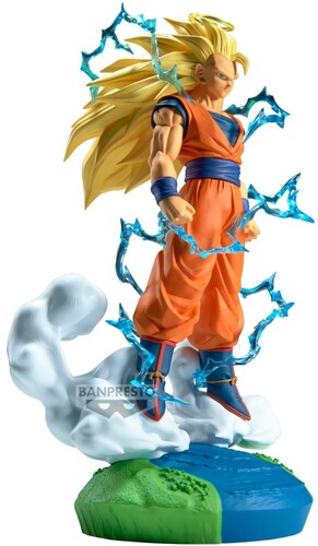 Dragon Ball Z History Super Saiyan 3 Son Goku Stat Banpresto - Dragon Ball Z - History Box - Super Saiyan 3 Son Goku Statue - Collectible