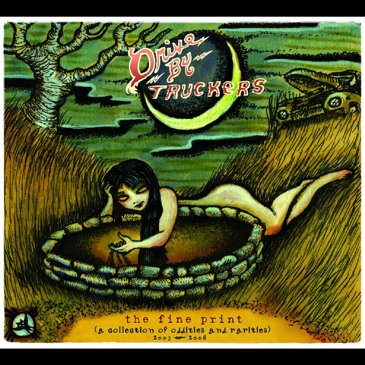 Drive-By Truckers The Fine Print (Gatefold LP Jacket, Limited Edition, 180 Gram Vinyl, Clear Vinyl, Green) (2 Lp's)