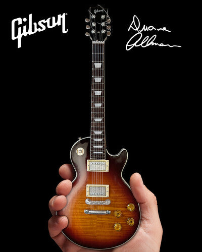 Duane Allman Duane Allman Gibson 1959 Les Paul "DUANE" Tobacco Burst 10 Inch Miniature Guitar - Collectible