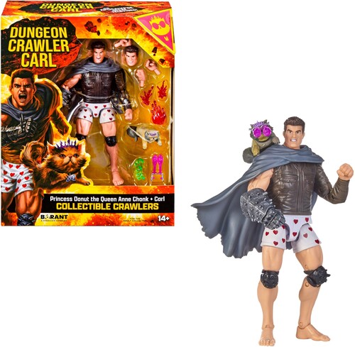 Dungeon Crawler Carl 6in Carl & Donut Act Figure Dungeon Crawler Carl - Collectible Crawlers - Princess Donut & Carl 6" Action Figure Set - Action Figure