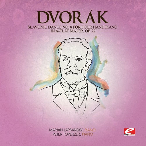 Dvorak Slavonic Dance 8 Four Hand Piano A-Flat Maj 72 - CD Album