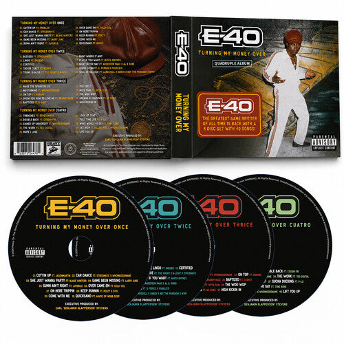 E-40 Turning My Money Over [Quadruple Album] - 4-Disc CD Album