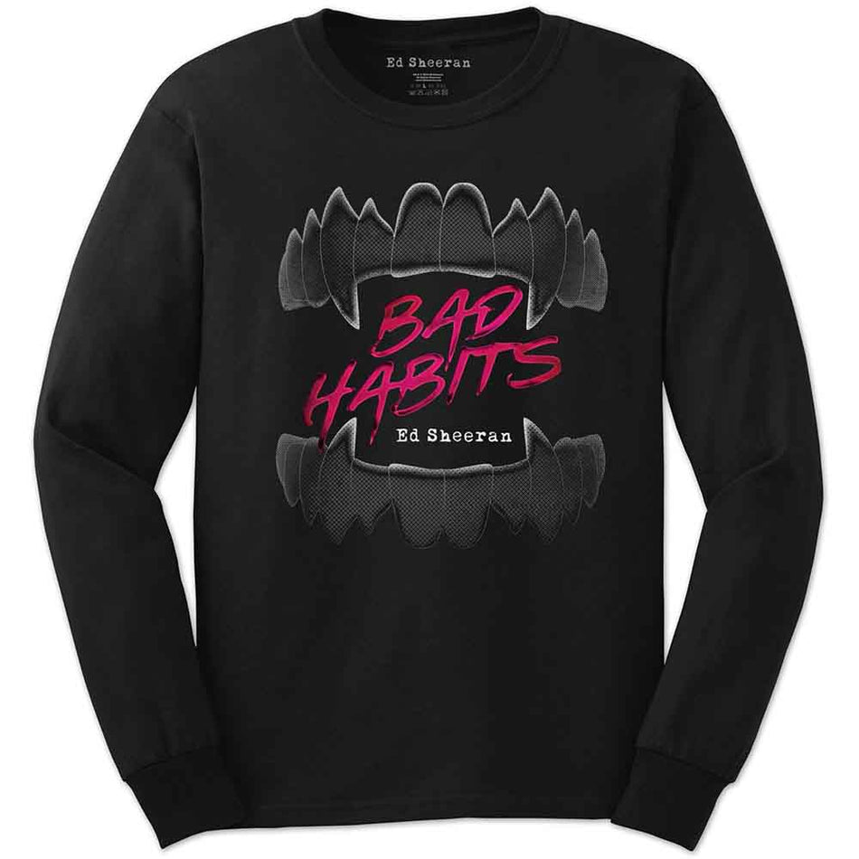 Ed Sheeran Bad Habits Black