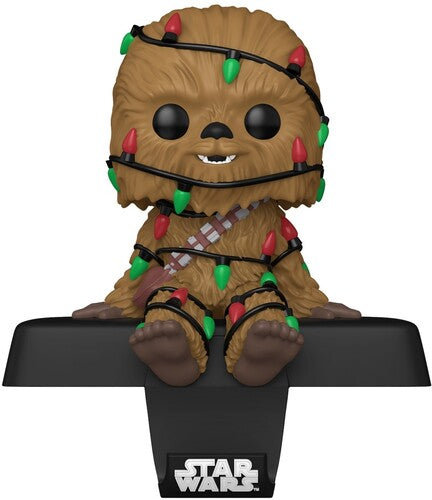 Edge Sitter Star Wars FUNKO Edge-Sitter Bobblehead Stocking Hanger: Star Wars: Chewbacca - Stocking Hanger
