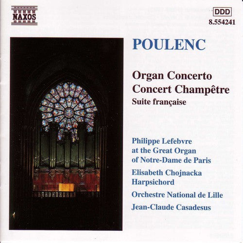 Elisabeth Chojnacka Organ Concerto in G minor / Concert Champetre - CD Album
