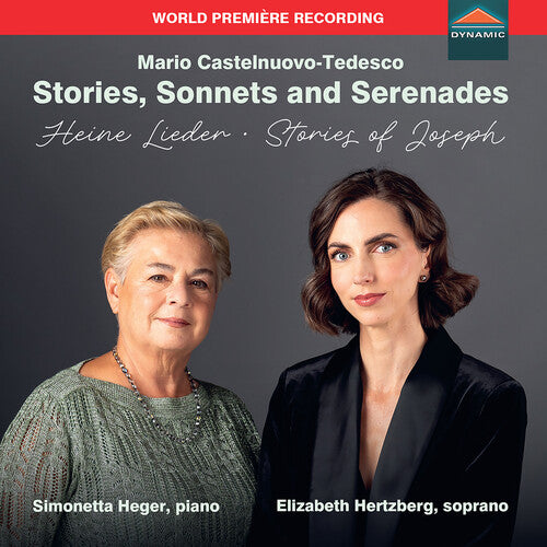Elizabeth Hertzberg Mario Castelnuovo-Tedesco: Stories, Sonnets & Serenades - CD Album