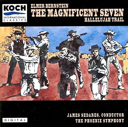 Elmer Bernstein The Magnificent Seven / The Hallelujah Trail (Original Soundtrack) - Double Record Album - Vinyl LP