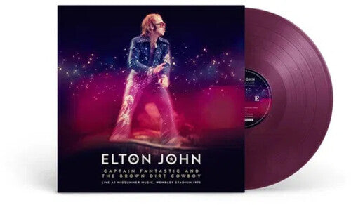 Elton John Captain Fantastic & The Brown Dirt Cowboy: Live At Midsummer Music Wembley Stadium 1975 - Record Album - Vinyl LP