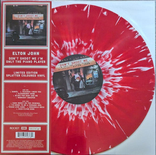 Elton John Don't Shoot Me I'm Only The Piano Player (Limited Edition, 180 Gram Red Splatter Colored Vinyl)