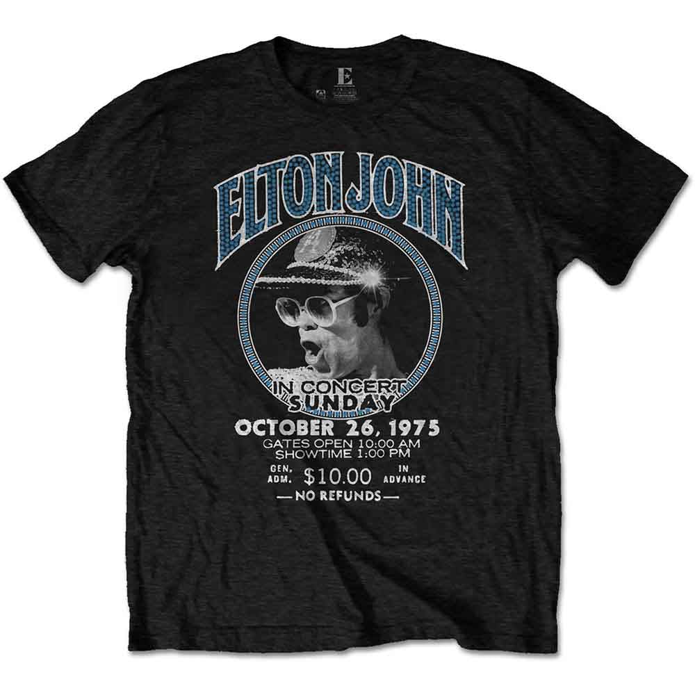 Elton John Live In Concert Black