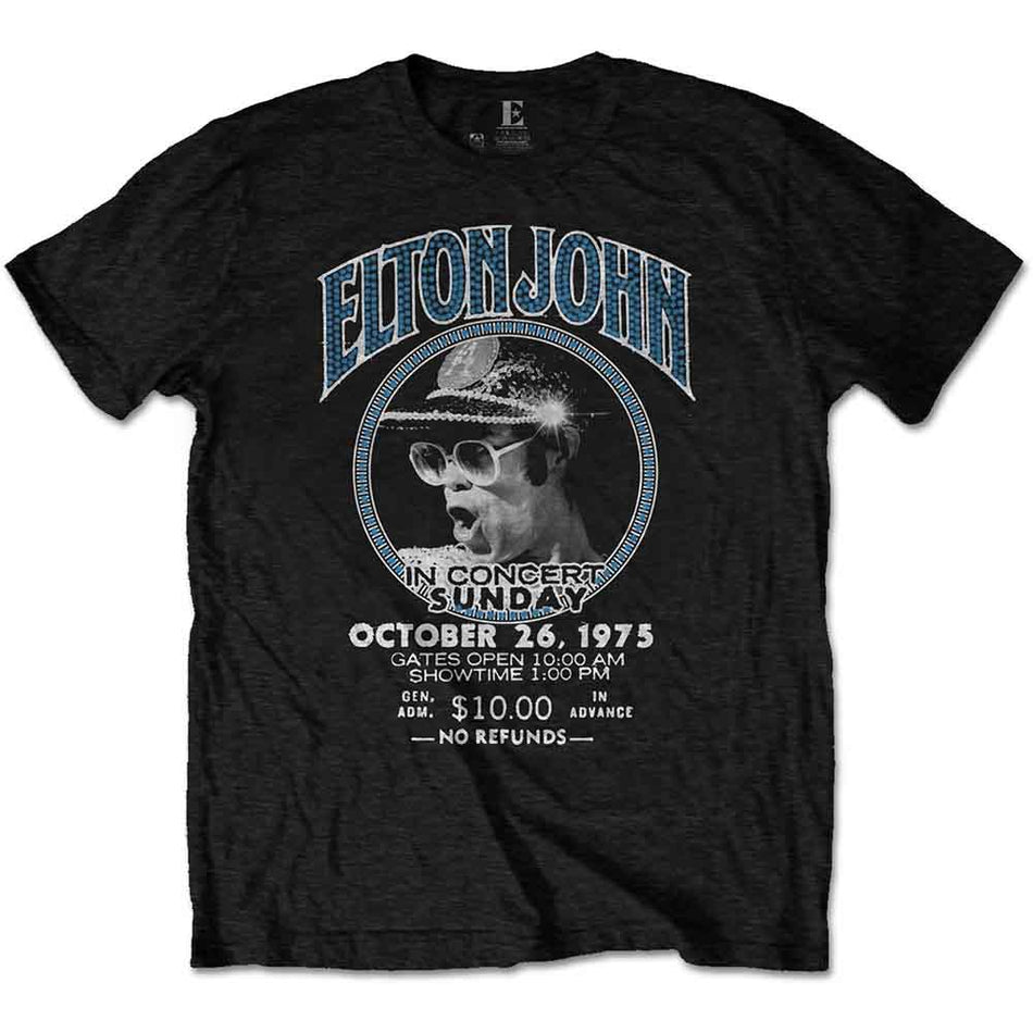 Elton John Live In Concert Black