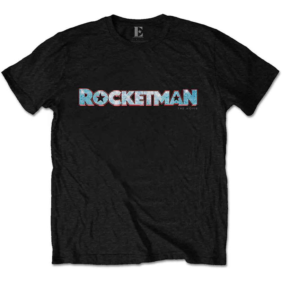 Elton John Rocketman Movie Logo Black