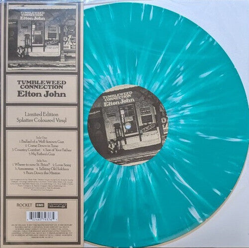 Elton John Tumbleweed Connection (Limited Edition, 180 Gram Green Splatter Colored Vinyl)