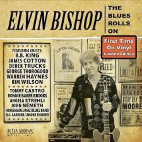 Elvin Bishop Blues Rolls On - Record Album - Vinyl LP