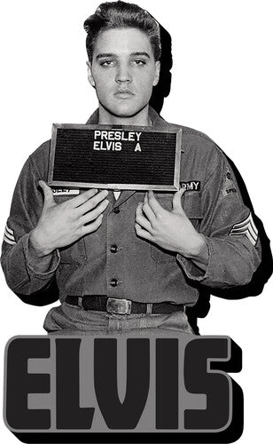 Elvis Presley Elvis Presley 1958 Army Enlistment Photo Funky Chunky Magnet - CD Album