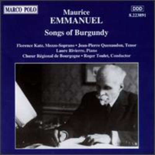 Emmanuel / Toulet Songs of Burgundy - CD Album