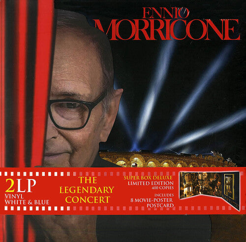 Ennio Morricone Live at the Arena [Super Deluxe Boxset Includes 2 Colored Vinyl LP's & 8 Movie Poster Postcards] - Double Record Album - Vinyl LP