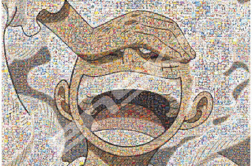 Ensky One Piece Gear Five Mosaic Art Puzzle Ensky 1000-595 One Piece Gear Five Mosaic Art Puzzle - CD Album