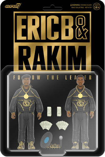 Eric B. & Rakim Super7 - Eric B. & Rakim - ReAction Figures Wv2 - Eric B. & Rakim (Follow The Leader) (Collectible, Action Figure)