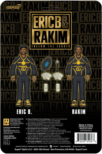 Eric B. & Rakim Super7 - Eric B. & Rakim - ReAction Figures Wv2 - Eric B. & Rakim (Follow The Leader) (Collectible, Action Figure)