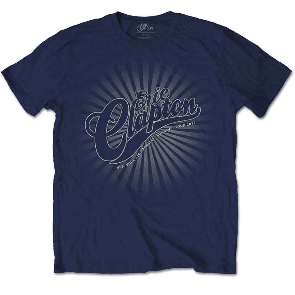 Eric Clapton Logo Rays Blue