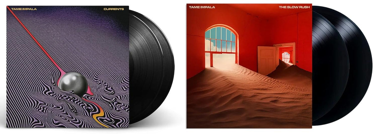Tame Impala - Essential 2 Vinyl Record Set - Currents & The Slow Rush - LP Collection - Music & Performance - Vinyl
