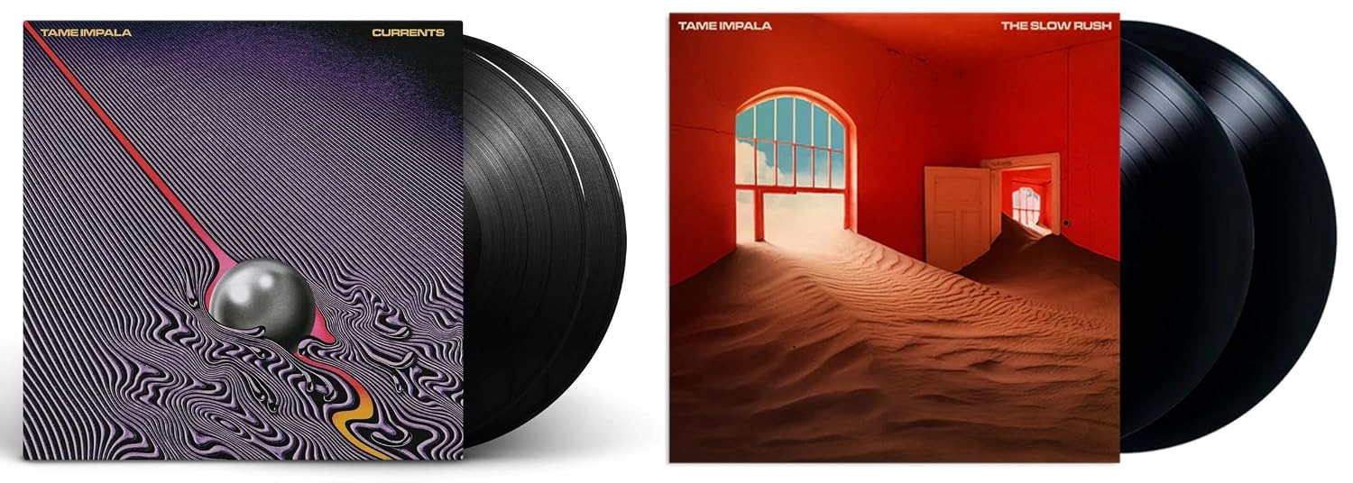 Tame Impala - Essential 2 Vinyl Record Set - Currents & The Slow Rush - LP Collection - Music & Performance - Vinyl