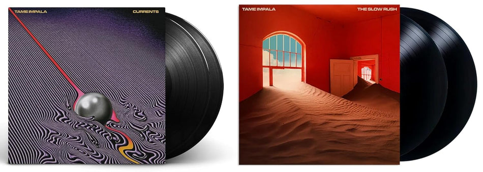 Tame Impala - Essential 2 Vinyl Record Set - Currents & The Slow Rush - LP Collection - Music & Performance - Vinyl