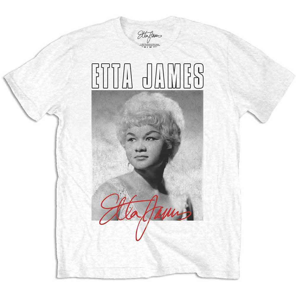 Etta James Portrait White