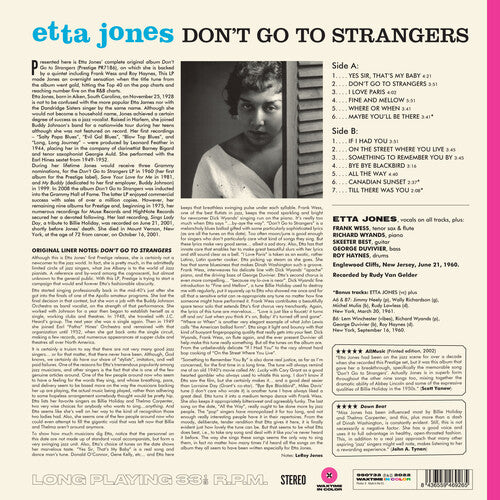 ETTA JONES Don't Go To Strangers - Record Album - Vinyl LP