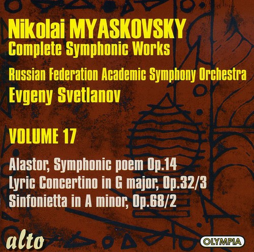 Evgeny Svetlanov Alastor Sym Poem / Lyric Concertino / Sinfonietta - CD Album