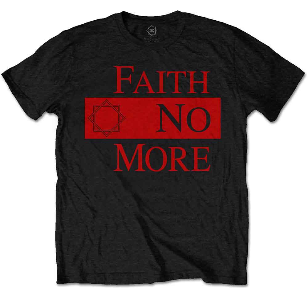 Faith No More Classic New Logo Star Black
