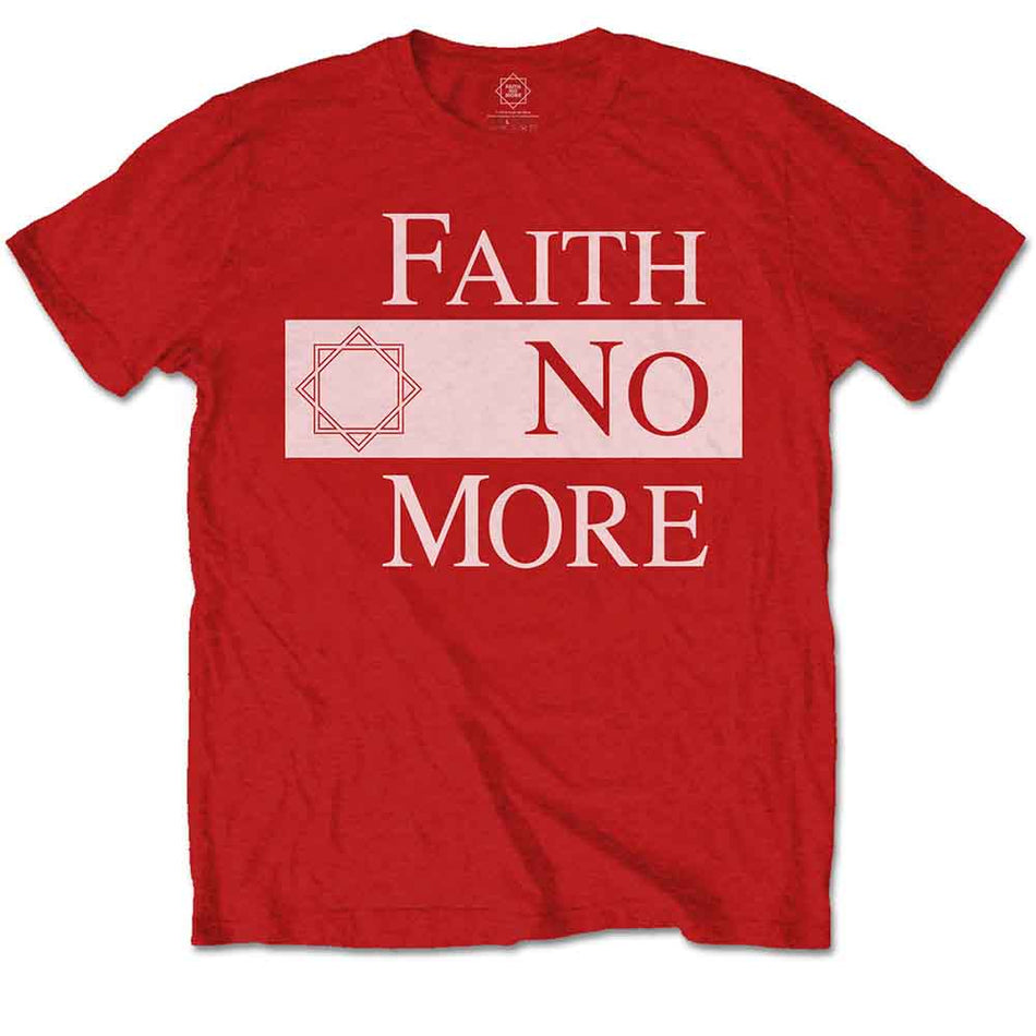 Faith No More Classic New Logo Star Red