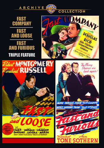 Fast Company / Fast and Loose / Fast and Furious - DVD
