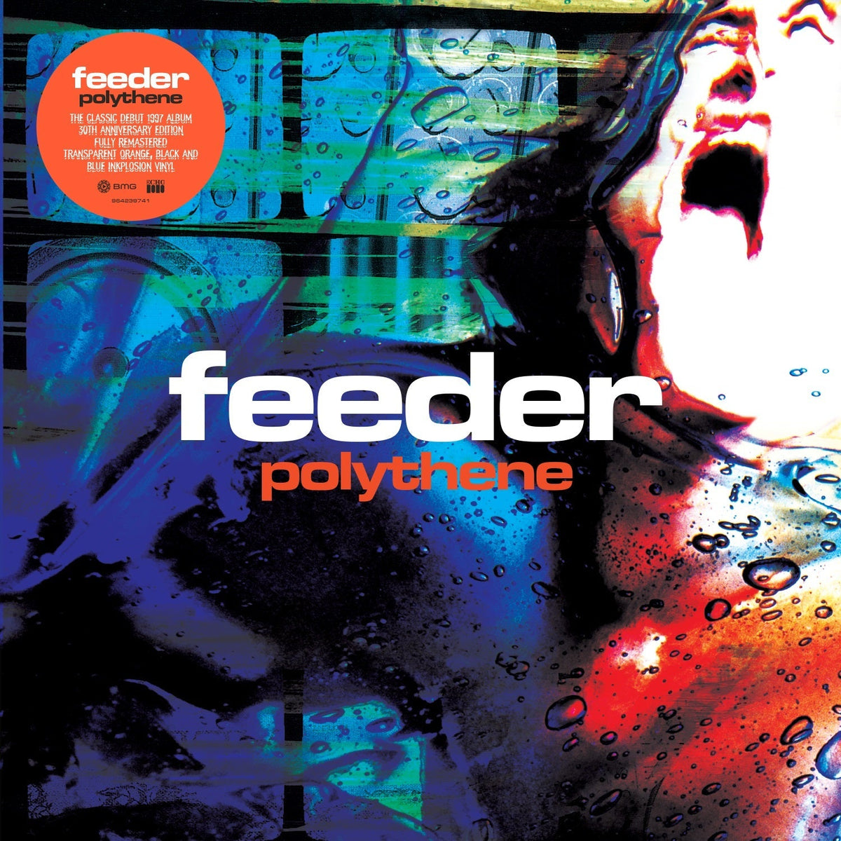 Feeder Polythene (30Th Anniversary) [Transparent Orange/Black/Blue LP]