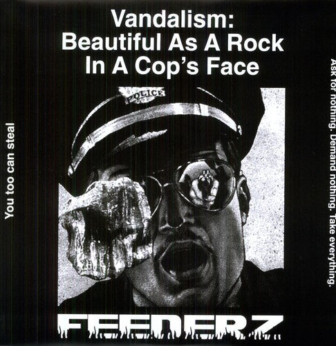 Feederz Vandalism: Beautiful As a Rock in a Cops Face - Record Album - Vinyl LP