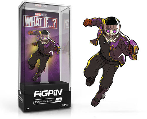 Figpin Marvel What If? - T'Challa Star-Lord #819 FiGPiN - Marvel What If...? - T'Challa Star-Lord Enamel Pin (819)