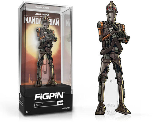 Figpin SW the Mandalor Ig-11 FiGPiN - Star Wars: The Mandalorian - IG-11 Enamel Pin (509) - Collectibles